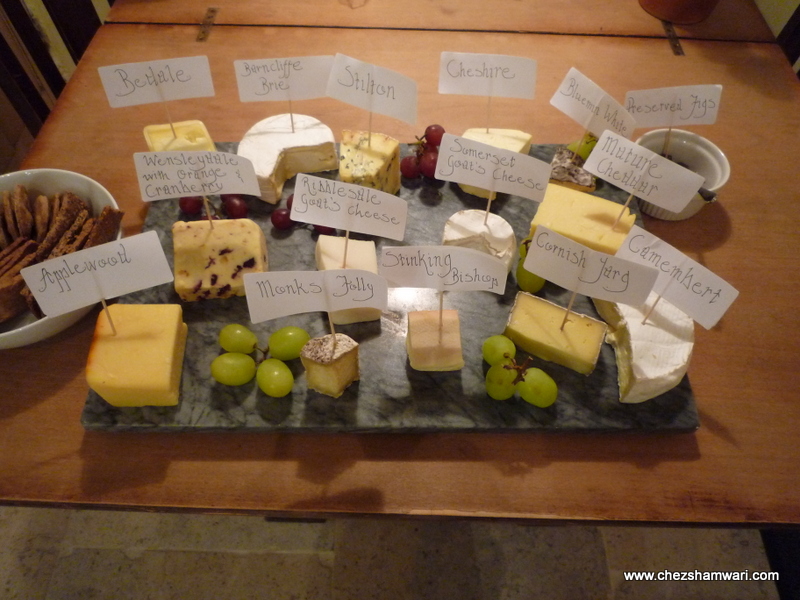 Christmas 2012 cheeseboard