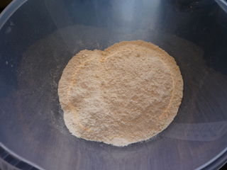 Put the flour and butter mixture into a large bowl