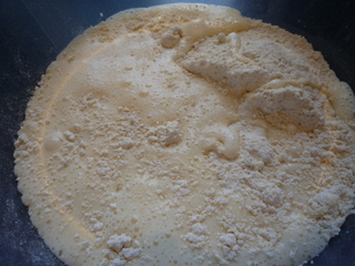 Add the buttermilk mixture