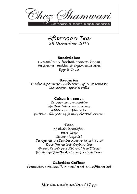 20151129 Afternoon tea